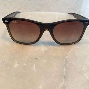 Ray Ban Blaze sunglasses brown tortoise
